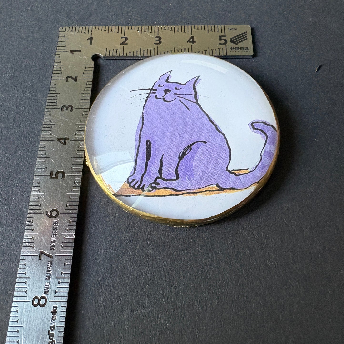 Fabulous Wink: Purple Cat