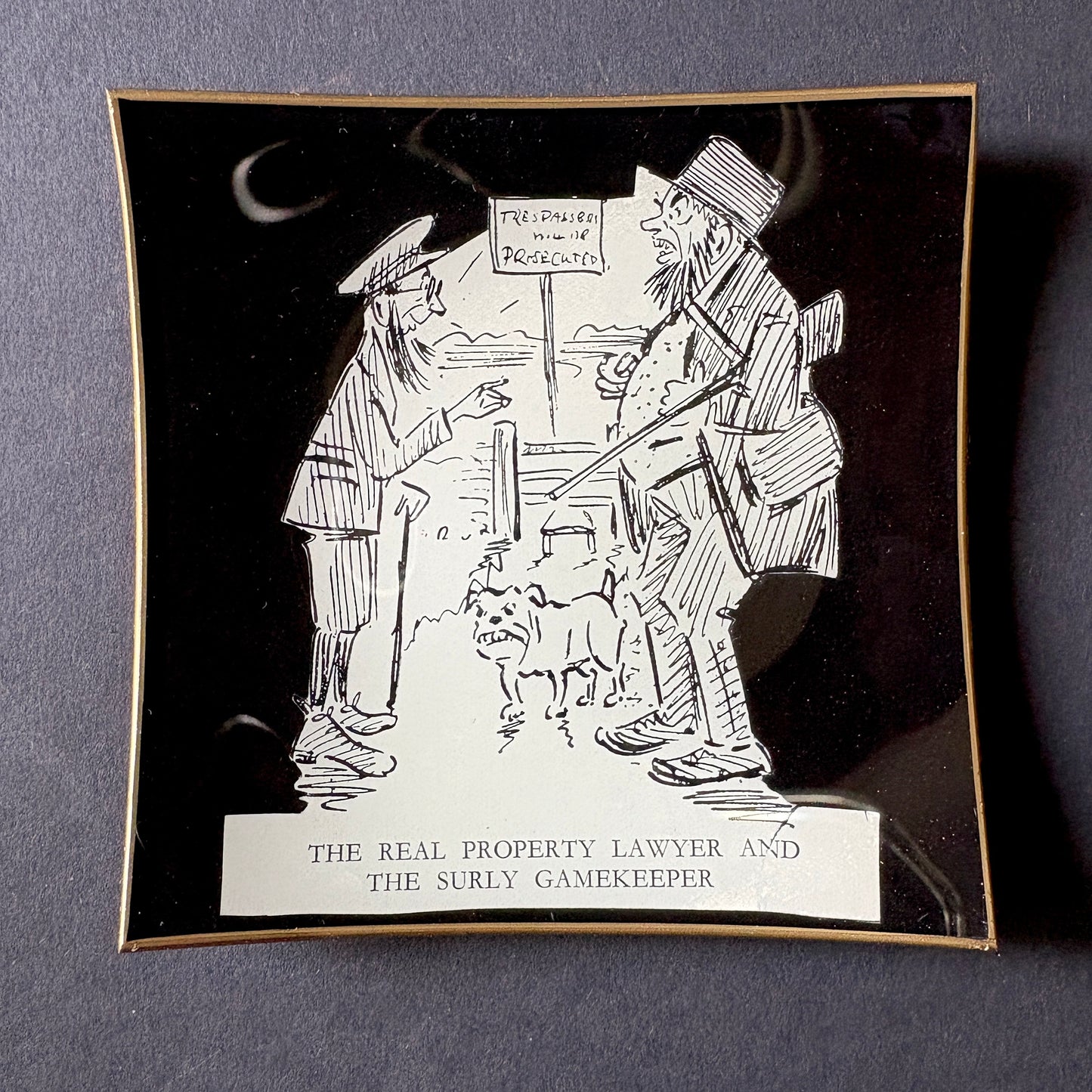 Shelfie: English humorous cartoon about lawyers, 1928