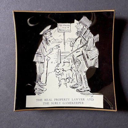 Shelfie: English humorous cartoon about lawyers, 1928