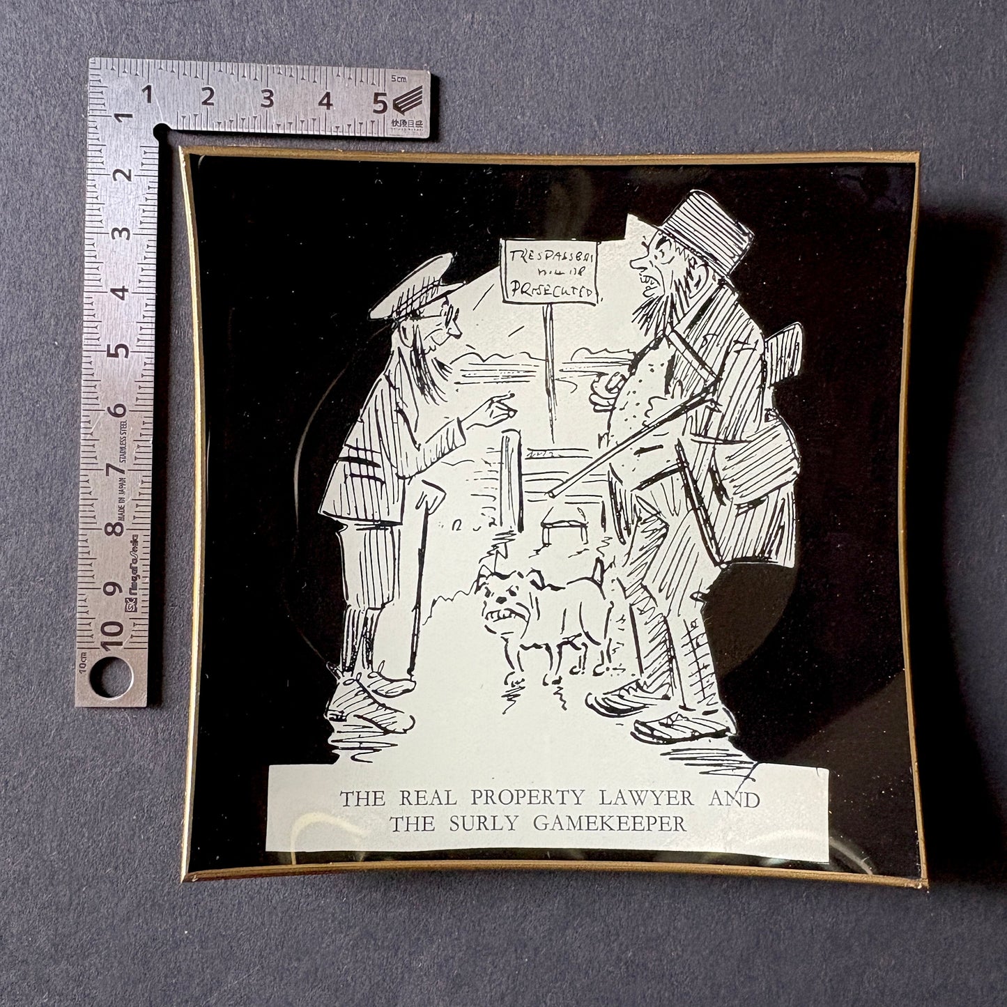 Shelfie: English humorous cartoon about lawyers, 1928