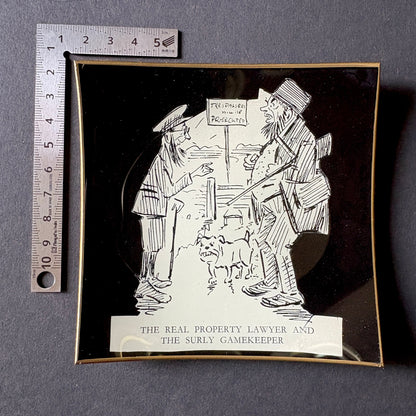 Shelfie: English humorous cartoon about lawyers, 1928