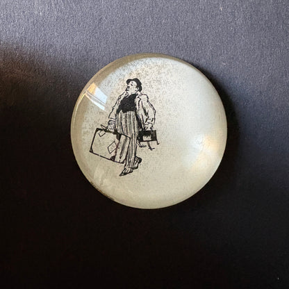 Fabulous Wink: Man with Suitcases