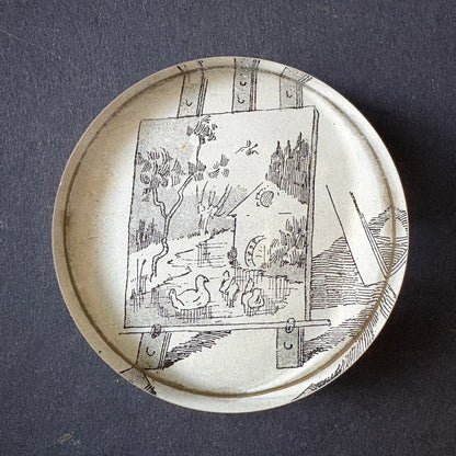 PostaFerma: Painting on easel