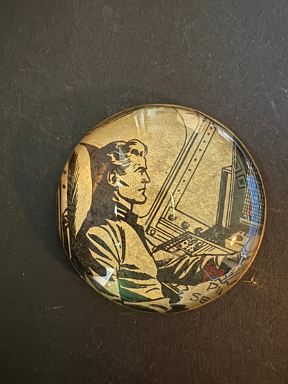 Cartoon Wink: Gordon on a Spaceship