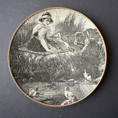 Shelfie: Mom on a boat with her children