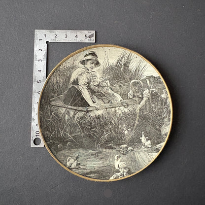 Shelfie: Mom on a boat with her children