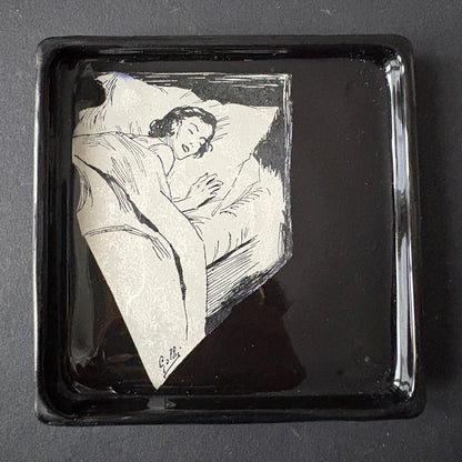 Shelfie: Woman sleeping in bed