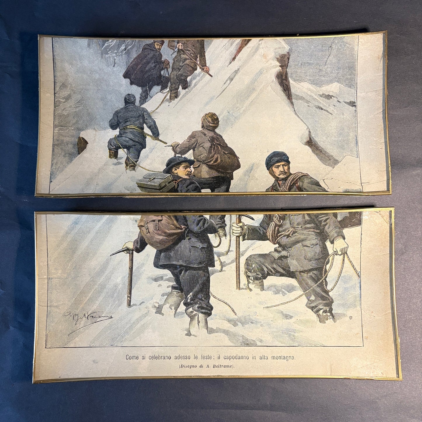 Shelfie: Men in a roped party