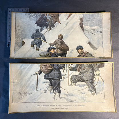 Shelfie: Men in a roped party