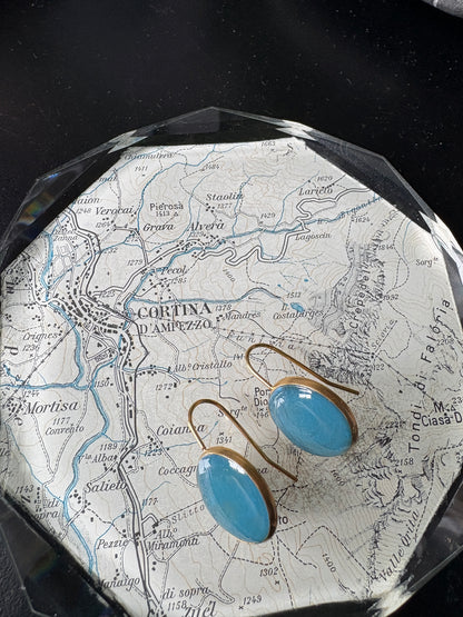 PostaFerma in vetro con mappa originale 1954 – Cortina d’Ampezzo