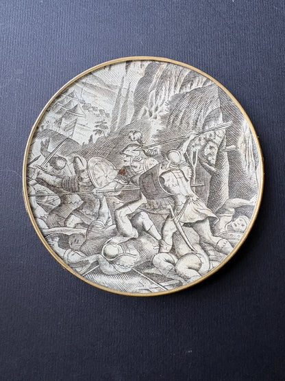 Shelfie Ø10 cm – L'Arc-en-Ciel, incisione 1669
