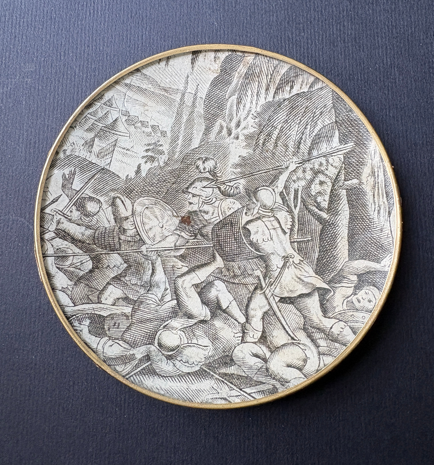Shelfie Ø10 cm – L'Arc-en-Ciel, incisione 1669