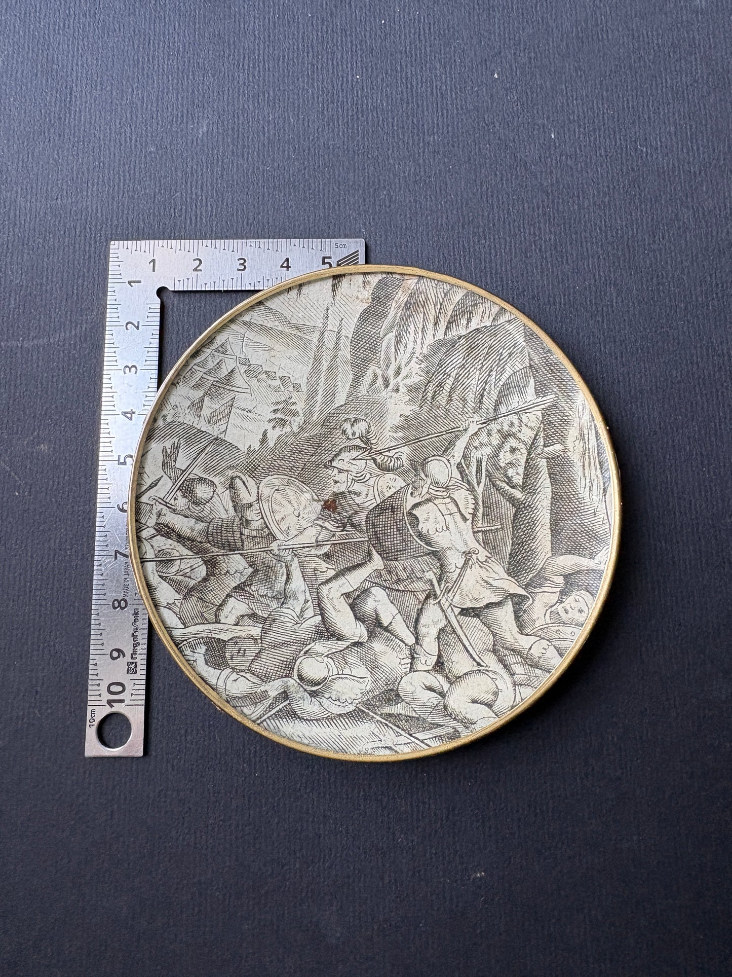 Shelfie Ø10 cm – L'Arc-en-Ciel, incisione 1669