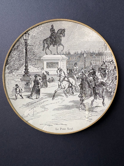 Shelfie Ø12 cm – Pont Neuf, Parigi 1840