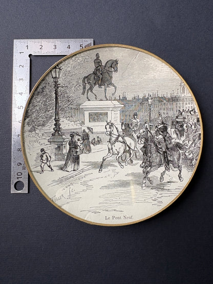 Shelfie Ø12 cm – Pont Neuf, Parigi 1840