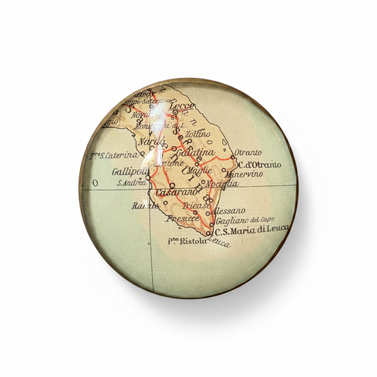 Occhiolino per strada: Salento, mappa originale 1932